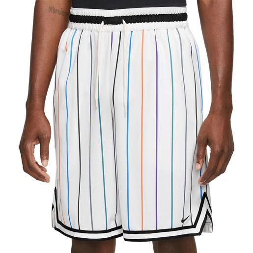 Nike short dri fit stripe pocket 10 uomo bianco