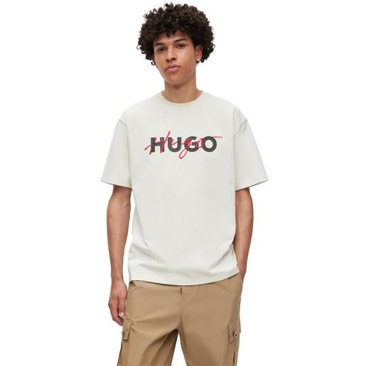 Hugo t-shirt logo signature uomo calce