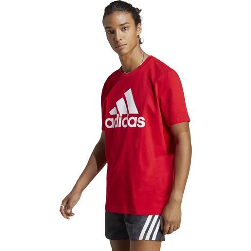 Adidas t-shirt uomo adidas bl sj t rosso