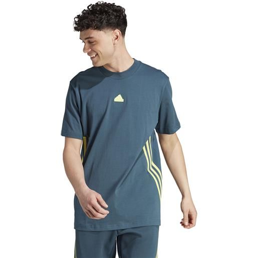 Adidas t-shirt future icons 3stripes uomo blu