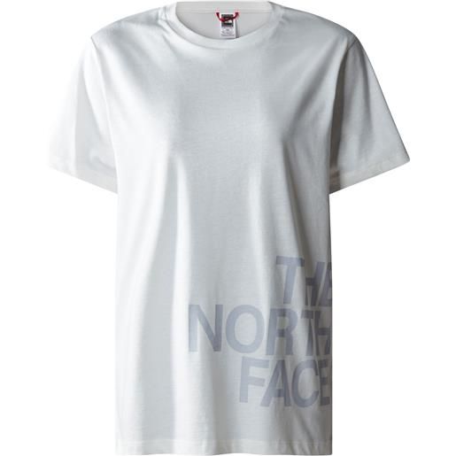 The North Face t-shirt blown up logo donna bianco