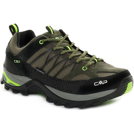 CMP scarpa da trekking uomo cmp campagnolo rigel low verde nero