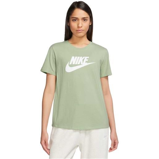 Nike t-shirt donna Nike regular futura logo verde