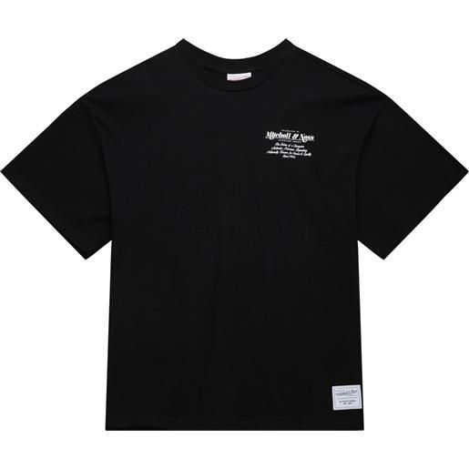 Mitchell & Ness t-shirt uomo Mitchell & Ness branded m&n heritage premium nero