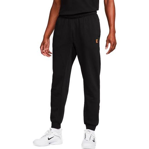 Nike pantalone nkct df heritage fleece uomo nero