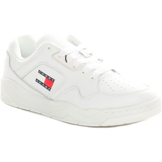 Tommy Jeans sneakers uomo Tommy Jeans tjm leather outsole color bianco