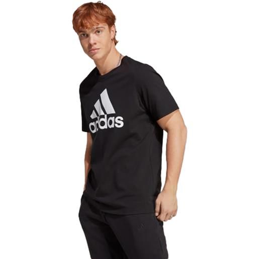 Adidas t-shirt big logo essentials uomo nero