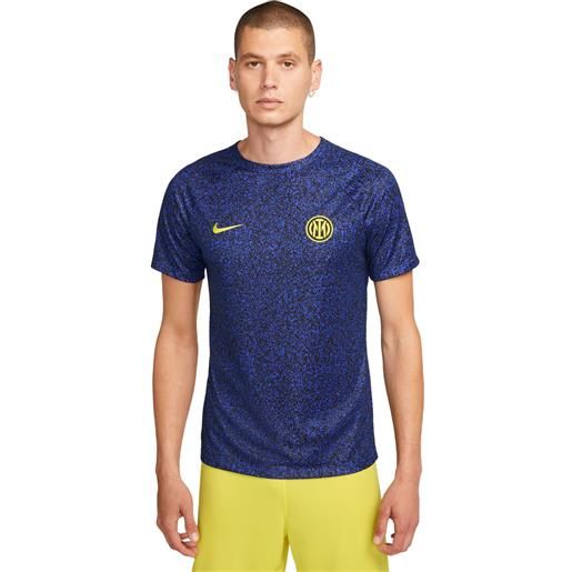 Nike t-shirt uomo Nike inter academy pro blu