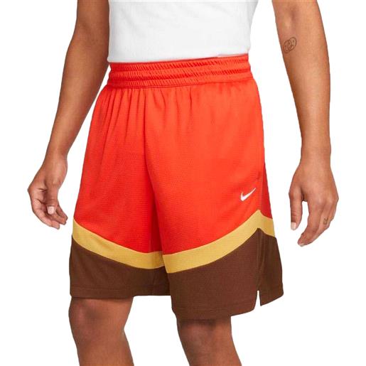 Nike short nk dri-fit icon+ 8in uomo arancione
