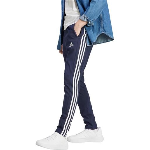 Adidas pantalone jogger hjs 3stripes essentials uomo blu