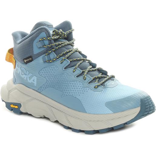 Hoka One One scarpa da trekking uomo hoka trail code gtx azzurro