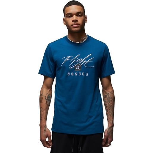 Nike t-shirt jordan flight essentials uomo blu