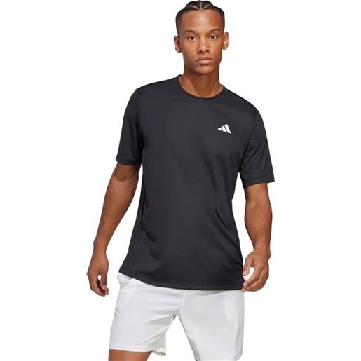 Adidas t-shirt tennis club uomo nero