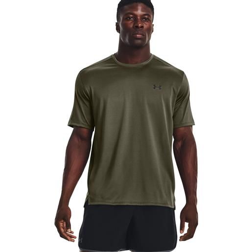 Under Armour t-shirt uomo Under Armour stretch tech vent verde oliva