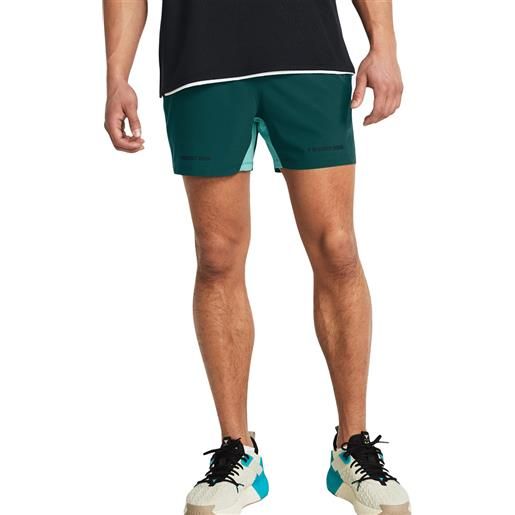 Under Armour shorts project rock ultimate 5" uomo verde