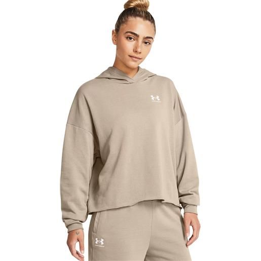 Under Armour felpa donna Under Armour ua rival terry beige