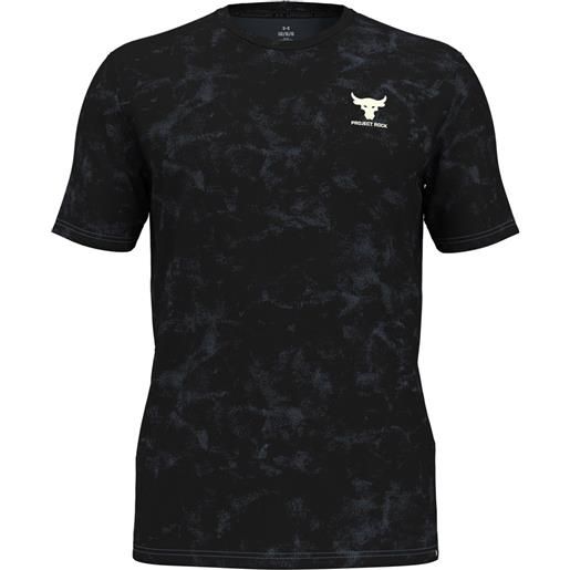 Under Armour t-shirt project rock payoff uomo nero