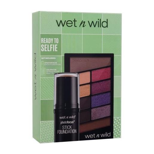 Wet n Wild ready to selfie cofanetti stick trucco 12 g + palette di ombretti 10 g v. I. Purple