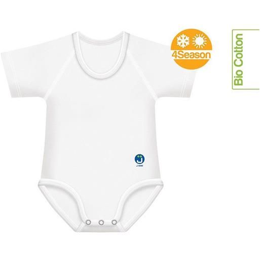 J Bimbi tinta unita - body neonato 0-36 mesi bianco mezze maniche, 1 body
