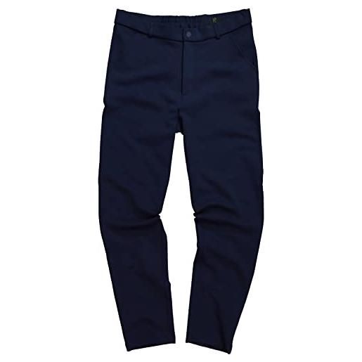 JP 1880 pantaloni da ufficio di jersey dalla collezione di capi coordinati new york con flexnamic, fino alla tg. 8xl, pantaloni uomo, nero, 6xl