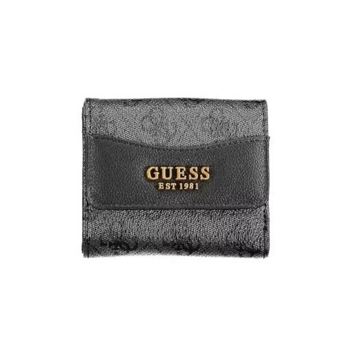 Guess portafoglio donna logo slg card & coin purse coal as23gu03 qb873544 piccola