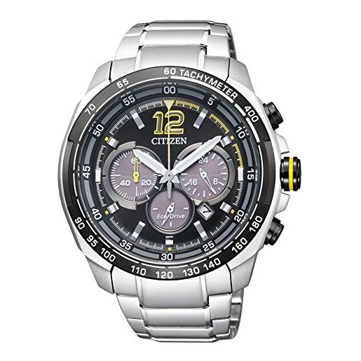 Citizen orologio da polso da uomo xl cronografo quarzo acciaio inossidabile ca4234 - 51e