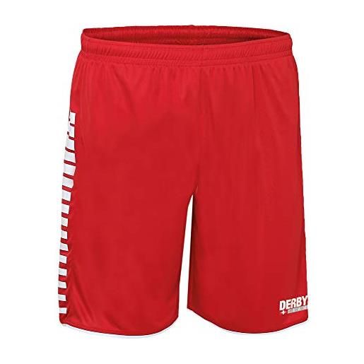 Derbystar hyper, pantaloni bambini, rosso/bianco, 164