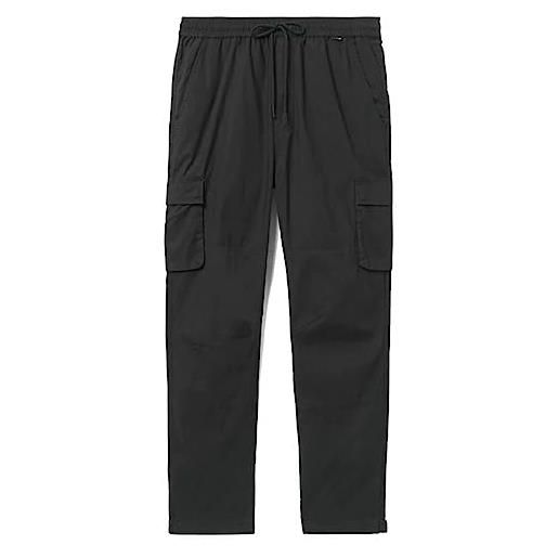 Hurley pantaloni cargo cruiser, nero, m uomo