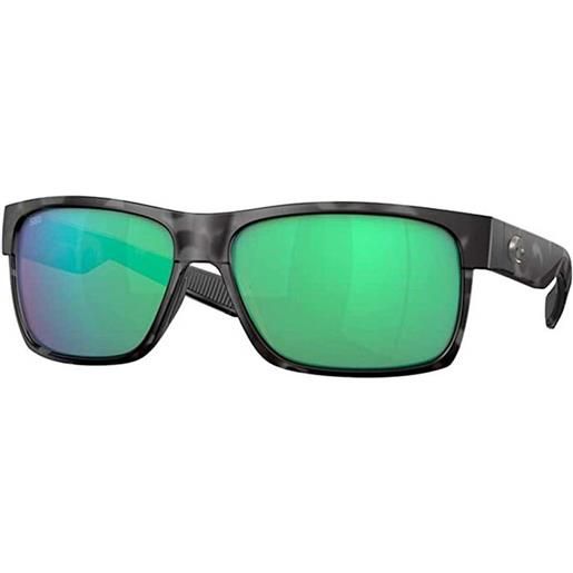Costa half moon polarized sunglasses trasparente green mirror 580g/cat2 uomo