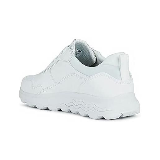 Geox d spherica d, sneakers donna, bianco (white c1000), 35 eu