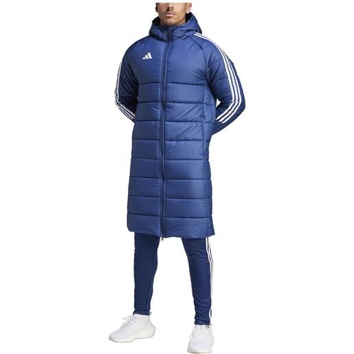 Adidas tiro24 long coat blu 2xl uomo