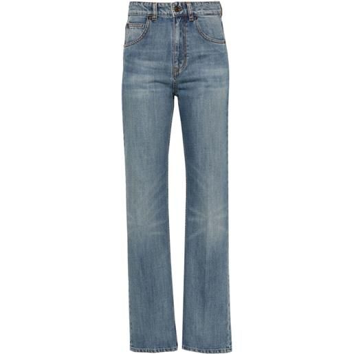 Victoria Beckham jeans julia slim a vita alta - blu