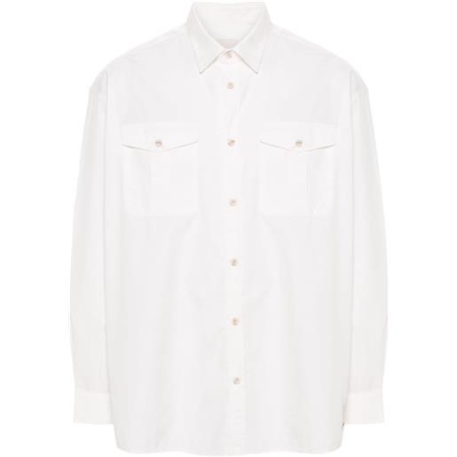 Emporio Armani camicia con taschino - bianco