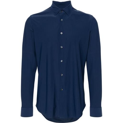 Corneliani camicia con colletto classico - blu