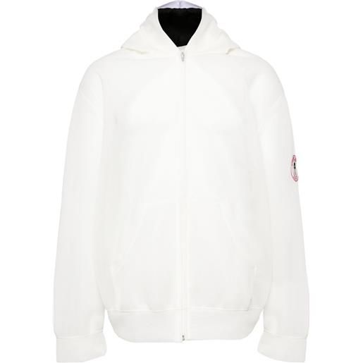 Doublet giacca con cappuccio - bianco