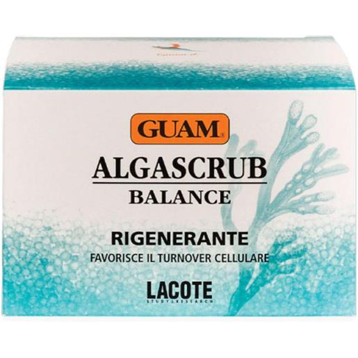 LACOTE Srl guam - algascrub balance rigenerante 420g, esfoliante viso naturale con alghe marine