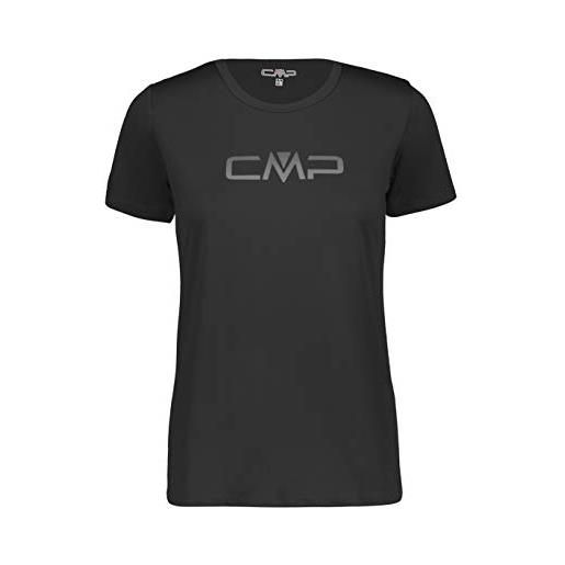 CMP - t-shirt da donna, nero, 44