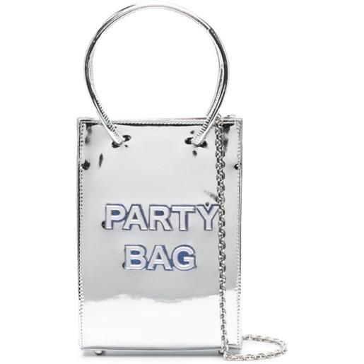 Sophia Webster borsa party bag mini - argento