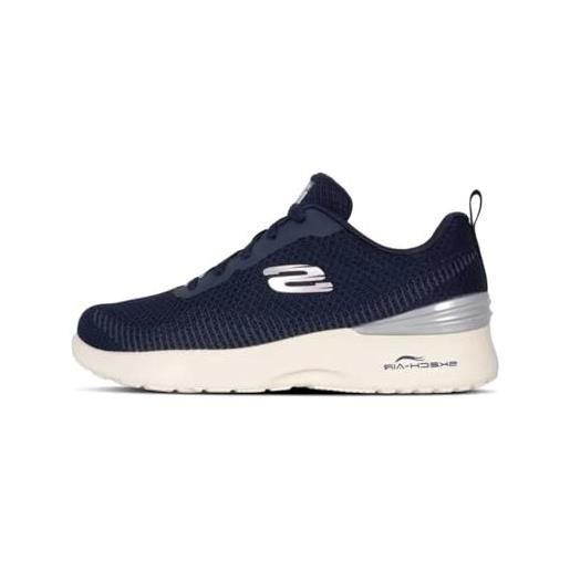 Skechers, skech-air dynamight percorso splendido donna, navy mesh lavanda trim, 39 eu