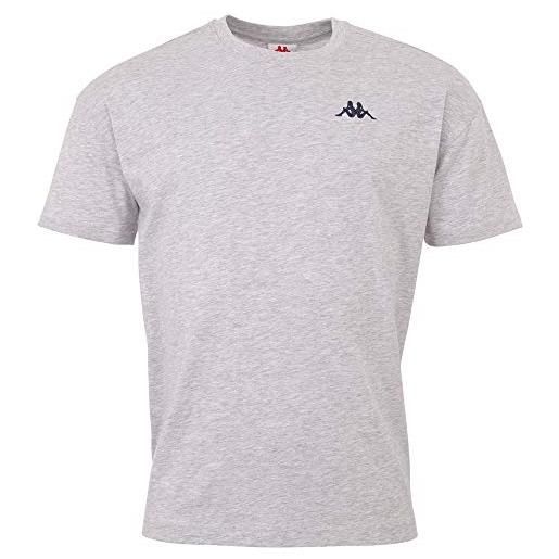 Kappa t-shirt, grey, xl uomo