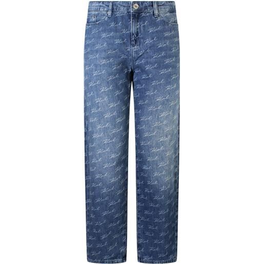 KARL LAGERFELD jeans logato per donna
