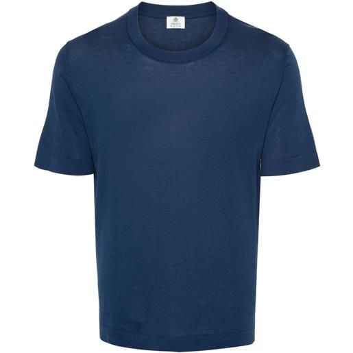 Borrelli t-shirt a coste - blu
