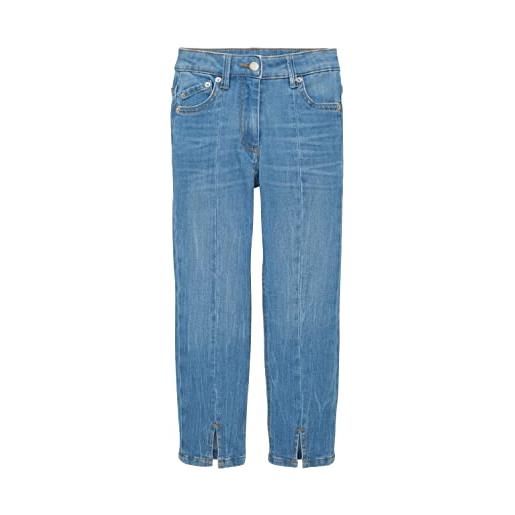 TOM TAILOR 1035193 jeans dritti, 10112-clean light stone blue denim, 110 bambine e ragazze