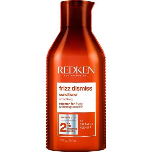 Redken balsamo lisciante per capelli ribelli e crespi frizz dismiss (conditioner) 300 ml