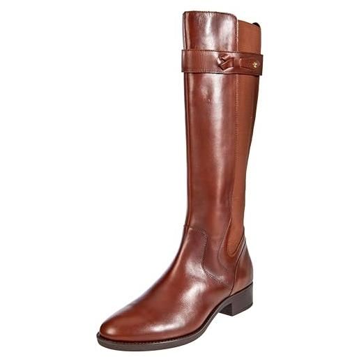 Geox d felicity, knee high boot, marrone, 38.5 eu