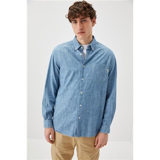 ROY ROGERS camicia chambray light bleach