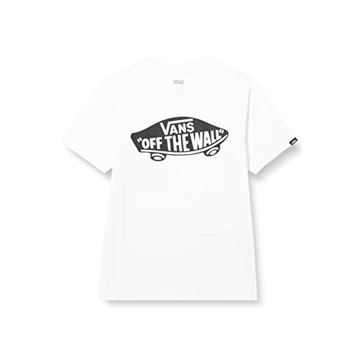 Vans otw board t-shirt, white-black, 14-16 anni unisex-bambini