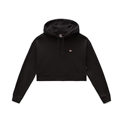 Dickies oakport cropped hoodie w felpa donna dk0a4xjtblk1 black (m)
