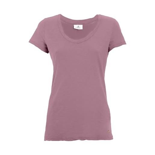 Deha - t-shirt v-neck t-shirt in cotone, viola chiaro (xl)