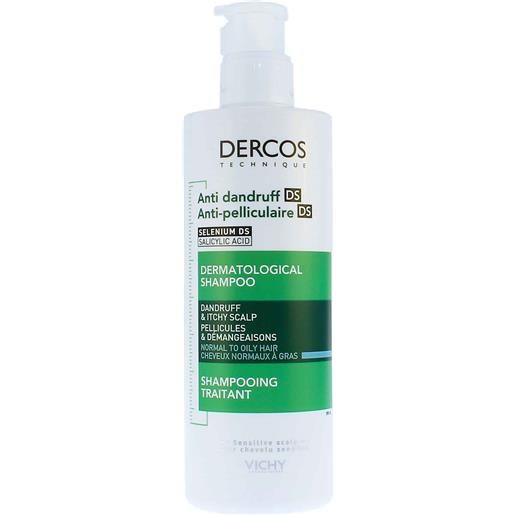 Vichy dercos shampoo antiforfora per capelli normali e grassi 390 ml